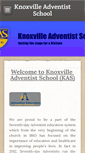 Mobile Screenshot of knoxvilleadventistschool.net