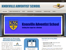 Tablet Screenshot of knoxvilleadventistschool.net